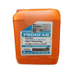 آب بند کننده سطوح نانو پروفاب مدل wps500 a4 حجم 4 لیتر