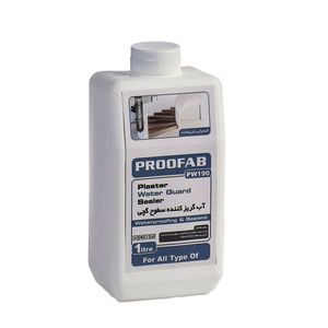آب گریز کننده سطوح گچی پروفاب مدل pw190 حجم 1 لیتر