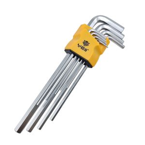 آچار آلن ستاره ای یلو مدل  9pcs مجموعه 9 عددی