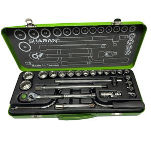 آچار بکس شاران مدل smt 1_2inch 12par sm 12pt مجموعه 24 عددی