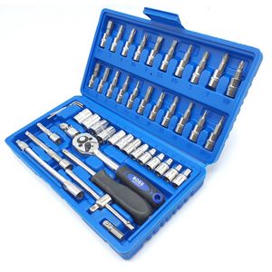 آچار همه کاره باس مدل dr.socket set مجموعه 46 عددی