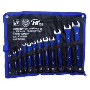 آچار یکسر تخت و یکسر رینگی اچ تی مدل sd120 مجموعه 12 عددی
