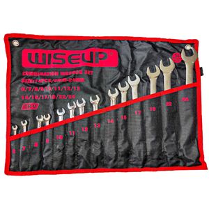 آچار یکسر تخت و یکسر رینگی وایزآپ مدل cr   v 5841 مجموعه 14 عددی