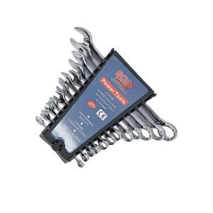 آچار یکسر تخت یکسر رینگی باس مدل combination spanerset مجموعه 12 عددی