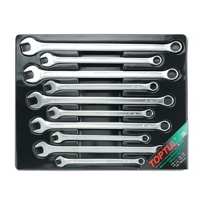 آچار یکسر تخت یکسر رینگی تاپ تول مدل gaaf1008 مجموعه 10عددی