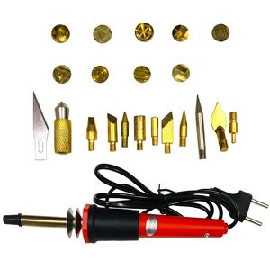 ابزار حکاکی و سوخت نگاری چرم کد f pro20 مجموعه 20 عددی