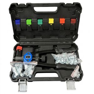 ابزار مهره پرچکن دستی مدل tss312 سایز 345681012 میلیمتر مجموعه 8 عددی