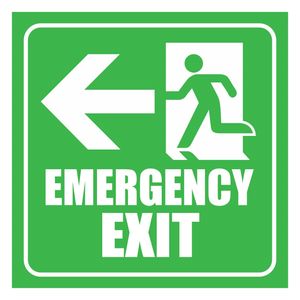 استیکر خروج اضطراری دکوگراف مدل emergency کد 101