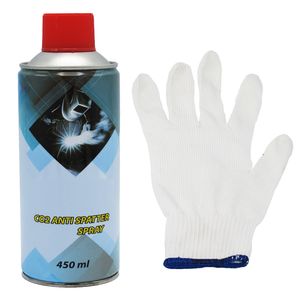 اسپری جوشکاری گامی مدل co2 anti spatter حجم 450 میلی لیتر به همراه دستکش ایمنی kk24