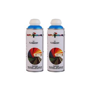 اسپری رنگ فلورسنت آبی دوپلی کالر مدل blue fluorescentحجم 400 میلی لیتر مجموعه 2 عددی