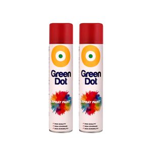 اسپری رنگ قرمز آتشی گرین دات مدل g2 حجم 300 میلی لیتر مجموعه 2 عددی