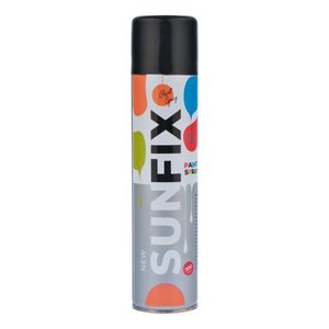 اسپری رنگ مشکی براق سانفیکس کد shine bl300 حجم 300 میلی لیتر