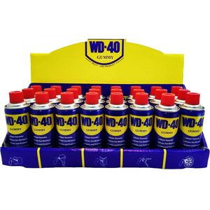 اسپری روان کننده wd 40 مدل gummy حجم 400 میلی لیتر بسته 24 عددی