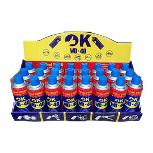 اسپری روان کننده اوکی مدل wd 40 حجم 450 میلی لیتر بسته 24 عددی