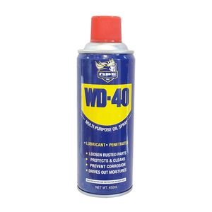 اسپری روان کننده جی پی اس مدل wd 40 حجم 450 میلی لیتر