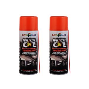 اسپری روان کننده دوپلی کالر مدل multi oil حجم 400 میلی لیتر مجموعه 2 عددی