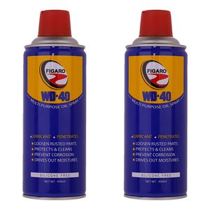 اسپری روان کننده فیگارو مدل wd 40 حجم 400 میلی لیتر بسته 2 عددی