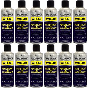 اسپری روان کننده و زنگ بر رادیانس مدل wd 40 حجم 400 میلی لیتر بسته 12 عددی