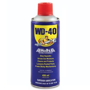 اسپری روان کننده و زنگ بر هولتس مدل wd 40 حجم 450 میلی لیتر