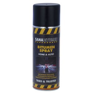 اسپری عایق رطوبتی سانا بیتومن مدل bitumen spray کد 01 حجم 400 میلی لیتر