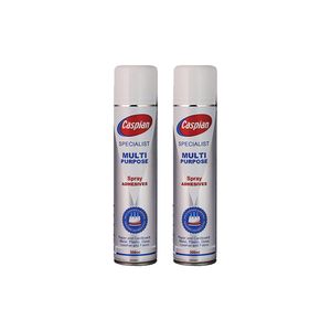 اسپری چسب آهن کاسپین مدل multi  حجم 300 میلی لیتر مجموعه 2 عددی