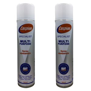 اسپری چسب کاسپین مدل specialist حجم 300 میلی‌لیتر بسته 2 عددی