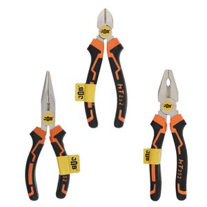 انبر دست و انبر سیم چین و انبر دم باریک جاب مدل jb 800 ht252