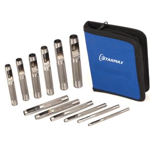 انبر پانچ چرم استارمکس مدل smp 13s012vc مجموعه 12 عددی