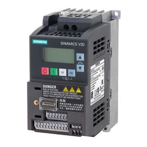 اینورتر زیمنس مدل v20 تک فاز ظرفیت 0.37 کیلو وات