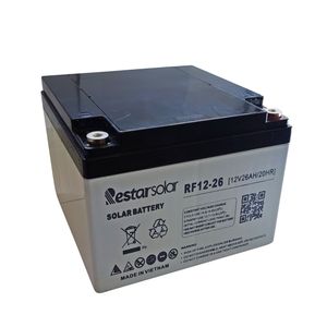 باتری خورشیدی رستار سولار مدل 12v 26ah ظرفیت 26 آمپر