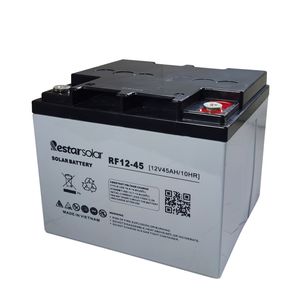 باتری خورشیدی رستار سولار مدل 12v 45ah ظرفیت 45 آمپر