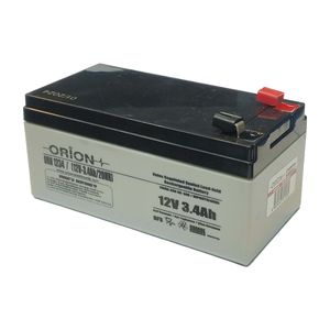 باتری سیلد اسید 12 ولت 3.4 آمپرساعت اوریون مدل 12v 3.4a