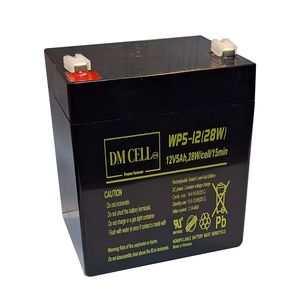 باتری سیلد اسید 12 ولت 5 آمپر ساعت دی ام سل مدل 12v 5ah