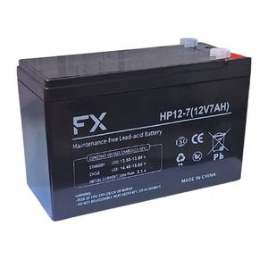 باتری سیلد اسید 12 ولت 7 آمپر ساعت اف ایکس مدل hp12 7