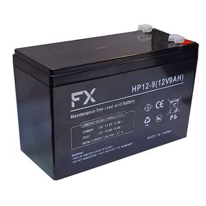 باتری سیلد اسید 12 ولت 9 آمپر ساعت اف ایکس مدل hp12 9
