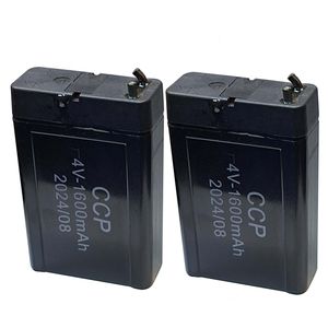 باتری سیلد اسید 4 ولت 1600 میلی آمپر ساعت سی سی پی مدل 4v 1.6ah بسته دو عددی