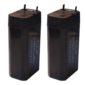 باتری سیلد اسید 4 ولت 800 میلی آمپر ساعت سی سی پی مدل 4v 800mah  بسته 2 عددی