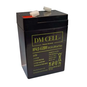 باتری سیلد اسید 6 ولت 4.5 آمپر ساعت دی ام سل مدل 6v 4.5ah