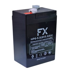 باتری سیلد اسید 6 ولت 5 آمپر ساعت اف ایکس مدل hp6 5