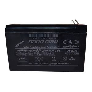 باتری سیلد اسید صبا باتری مدل 12v 7.5ah
