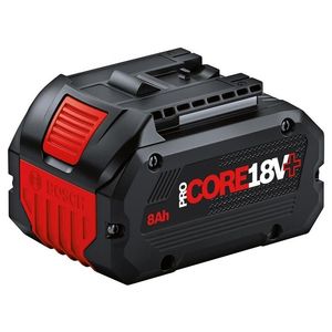 باتری لیتیومی 18 ولت 8 آمپر ساعت بوش مدل pro core 18v+8.0 ah