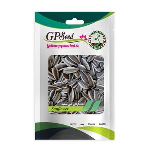 بذر آفتابگردان دور سفید گلبرگ پامچال کد gpf 322