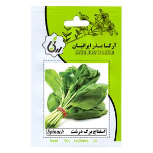 بذر اسفناج برگ درشت آرکا بذر ایرانیان کد ark 215