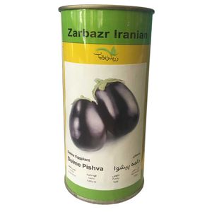 بذر بادمجان دلمه ای زر بذر ایرانیان قوطی 100 گرمی مدل gh100g 39