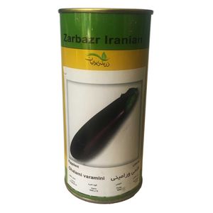 بذر بادمجان قلمی ورامینی زر بذر ایرانیان قوطی 100 گرمی مدل gh100g 40