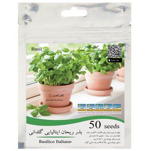 بذر ریحان ایتالیایی گلدانی مدل gl50