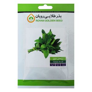بذر ریحان سبز بذر طلایی رویان مدل bztr 093