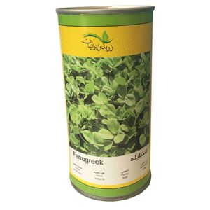 بذر شنبلیله زر بذر ایرانیان قوطی 100 گرمی کد gh100g 12