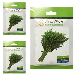 بذر مرزه بذر طلایی برتر کد btb 99 مجموعه 3 عددی