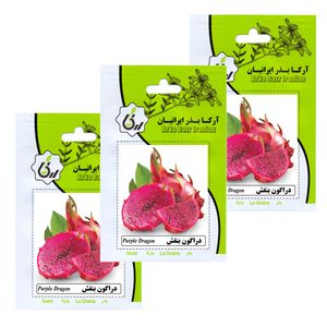 بذر میوه دراگون بنفش آرکا بذر ایرانیان کد 174 ark مجموعه 3 عددی